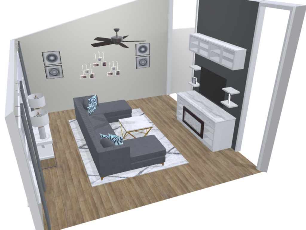 Living Room Design Plan 